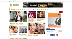 Desktop Screenshot of cifras.gospelprime.com.br