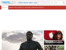 Tablet Screenshot of cinema.gospelprime.com.br